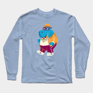 Street Hippo Long Sleeve T-Shirt